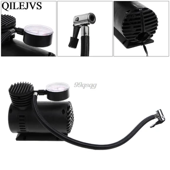 

1Pc 300 PSI 12V Car Portable Mini Air Compressor Electric Tire Inflator Pump w/Gauge Drop shipping