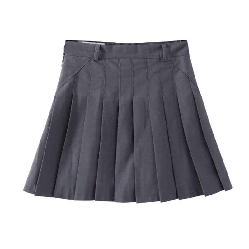 Г., плиссированные юбки для девочек детская юбка в школьном стиле Однотонная юбка-пачка на весну и осень юбки для танцевальной вечеринки для девочек ростом от 100 до 160 см