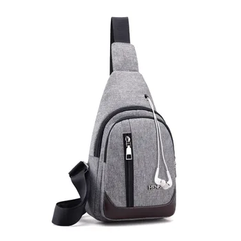 

062818 newhotstacy men chest bag male casual messenger bag