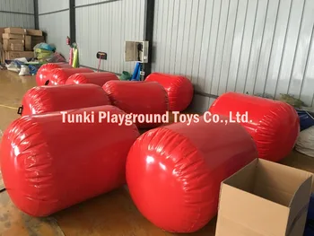 

100*65cm Air Yoga Roller / Inflatable Air Tumble Roll For Gym training