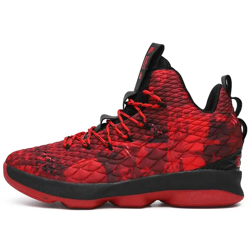 Большие размеры 36-45, Новое поступление, Мужская Баскетбольная обувь, пара кроссовок, спортивная обувь для женщин, Zapatillas Basquetbol Basket Homme - Цвет: Красный