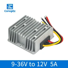 DC Converter 9V 36V to 12V 5A 60W Automatic Buck-Boost Module IP67 Waterproof Converter DC Regulated Power Supply for Golf Carts produino solar power panel dc 3 35v to dc 1 2 30v automatic buck boost converter module red blue