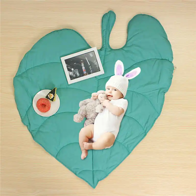 

95cm Baby Play Mat Leaves Cute Baby Crawl Rug Play Game Blanket Sleeping Mat