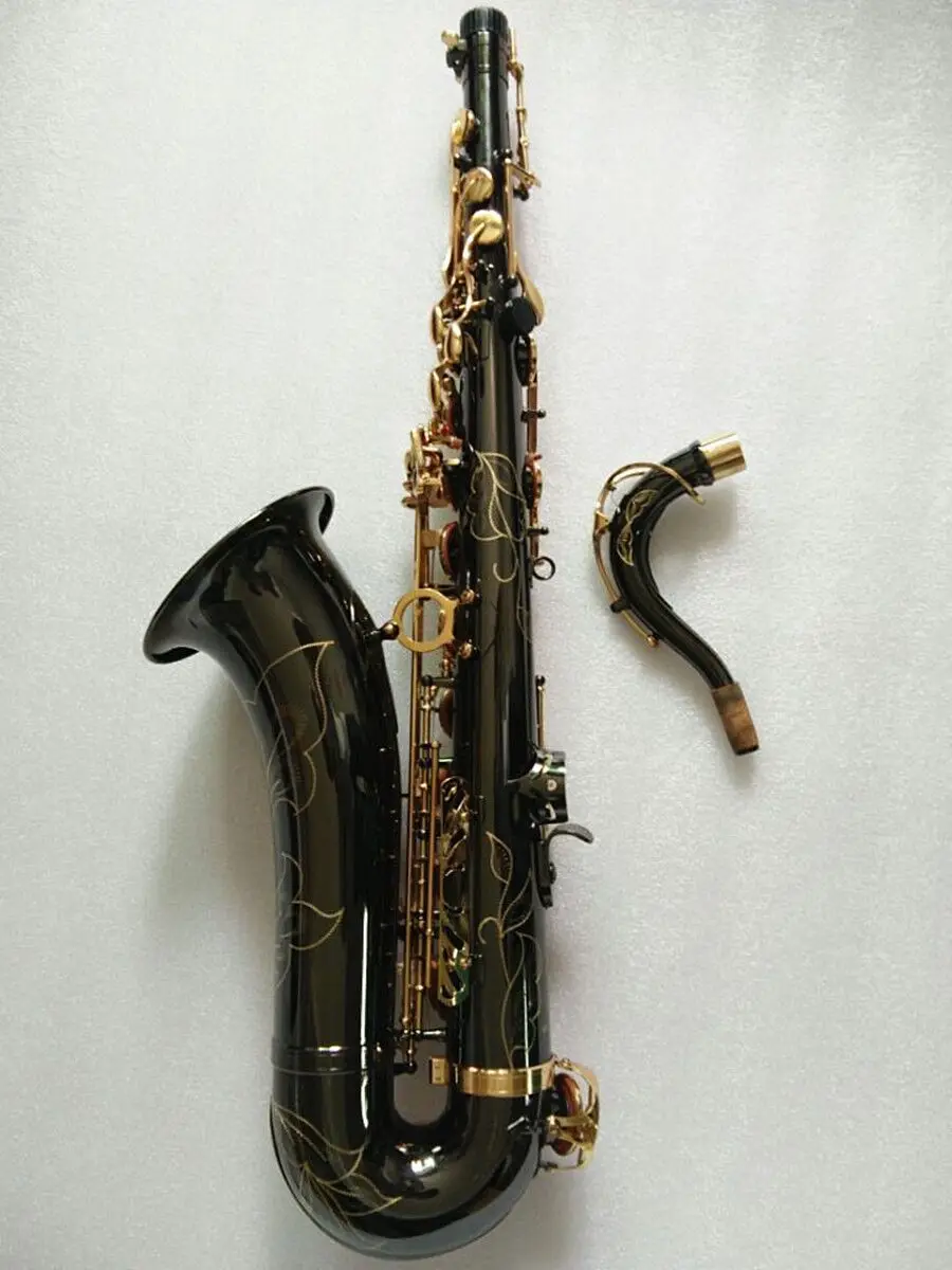 

Tenor Saxophone Instruments Reference Drop B Saxophone Black Nickel Gold Tenor Surface Sax Musical Instrument