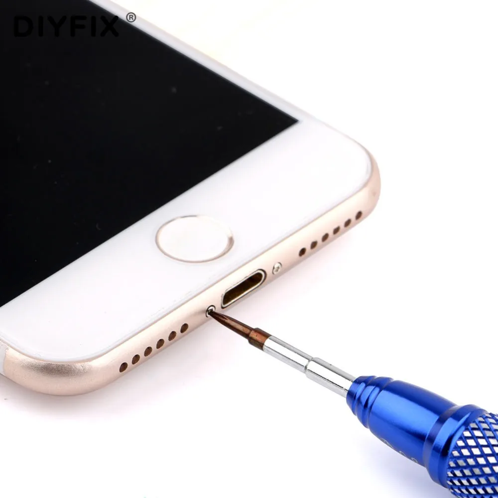 Набор прецизионных магнитных отверток DIYFIX 6 в 1 для iPhone 7 7Plus с Y образным
