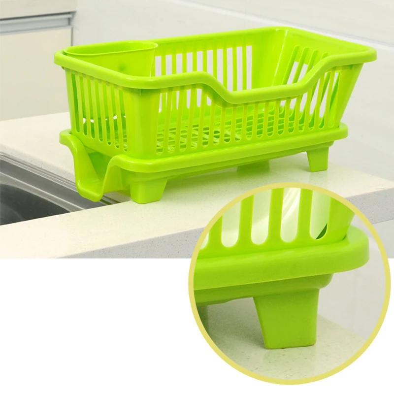 New Draining Tray Dish Drainer Drying Rack Sink Holder Basket New Draining Tray Dish Drainer Drying Rack Sink Holder Basket Knife Sponge Fork For Kitchen Accessories In Storage Holders Racks