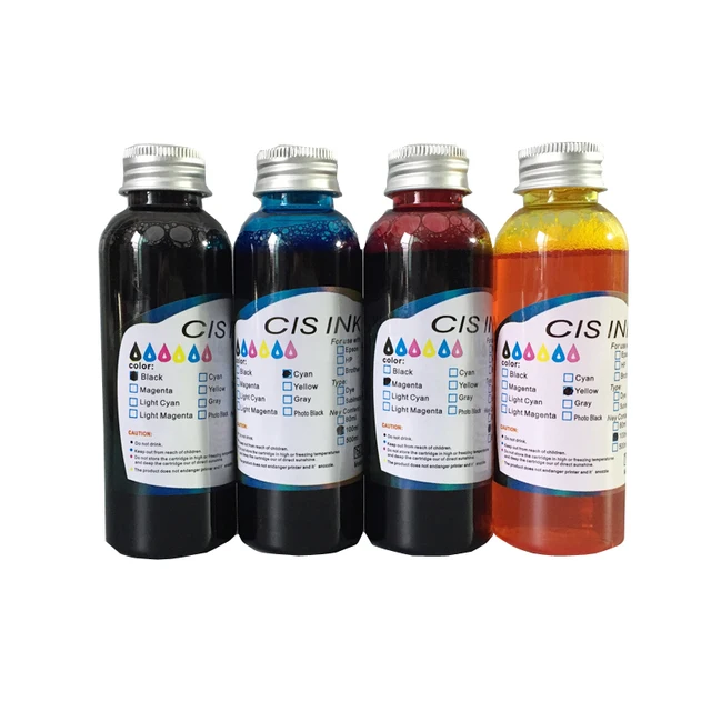 4pcs x 100ML Edible Ink For Epson Canon Desk Inject Printer For Cake ... 4pcs x 100ML Edible Ink For Epson Canon Desk Inject Printer For Cake ...