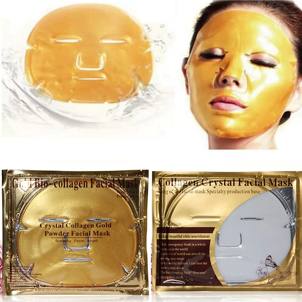 3 pcs Collagen Facial Mask Face Crystal Jelly Masks Whiteing Moisturing