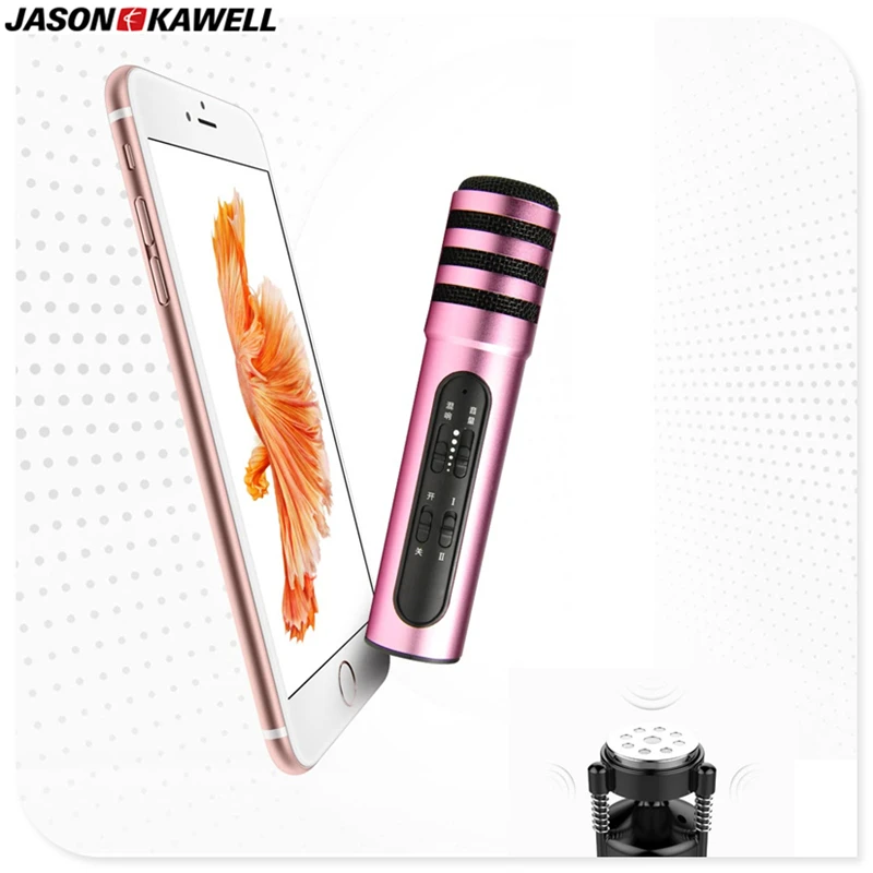 10pcs a lot Mobile Phone Karaoke Mic Loudspeaker for Android phone for