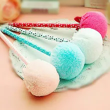 10 шт. модная новинка креативная Корейская Канцелярия для учеников начальной и средней студентов записи плюшевые Шариковая ручка для школы офиса поставки