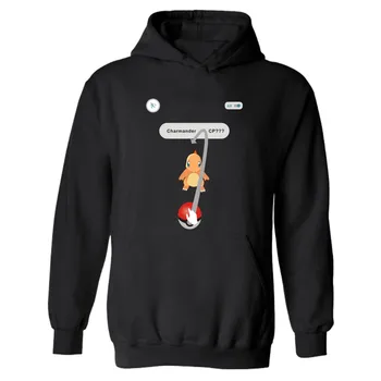 

Catch Charmander In Pokemon Hooded Hoodies Men Hip Hop Fashion Funny Anime Mens Hoodies And Sweatshirts Casual Black Clothes 4XL
