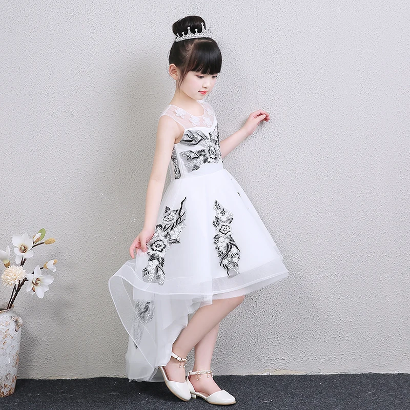 2019 New Teenage Girl Dresses Long Formal Prom Gown For Kids Girls