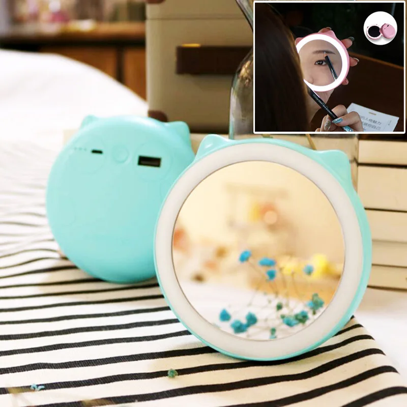 

USB rechargeable portable lighting master led selfie light for make up with fill light power bank party photography selfie lamp