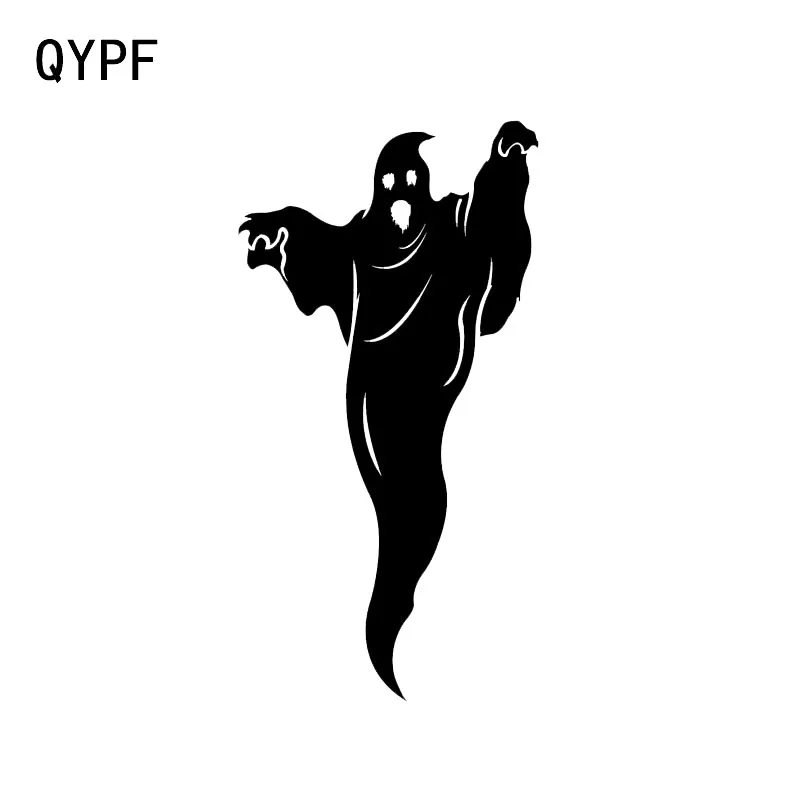 

QYPF 8.2*15.9 Funny Halloween Spooky Decor Vinyl Car Sticker Accessories Motorcycle C16-2373
