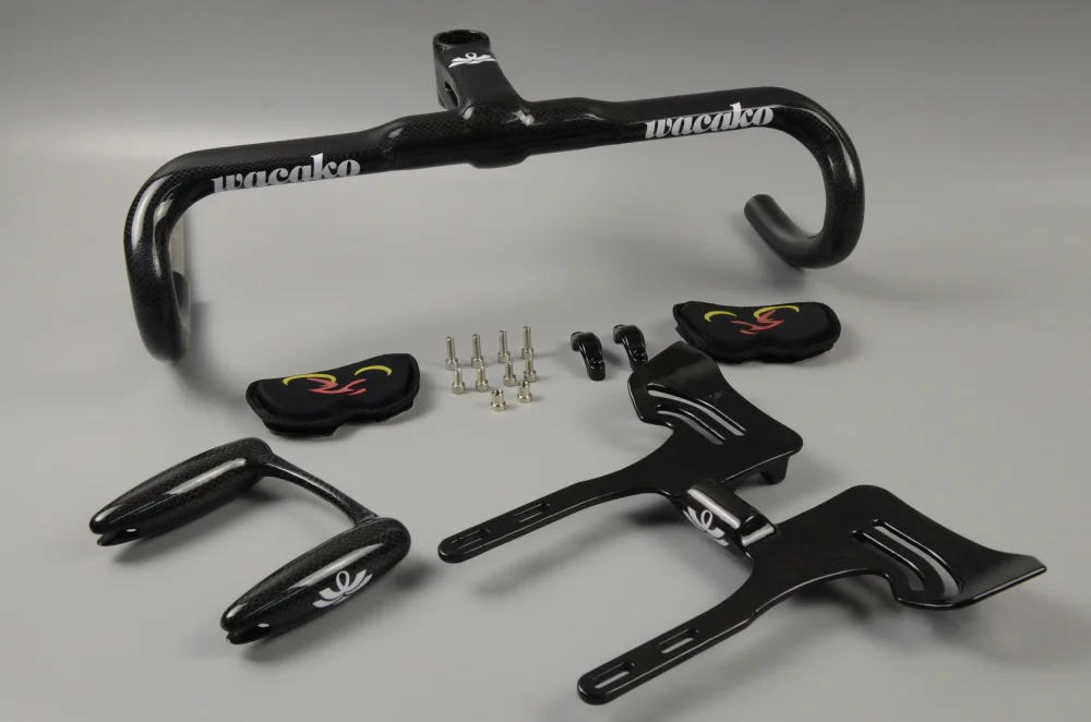 

Wacako full carbon fiber road bicycle integrated vehicle, with 28.6 mm dry carbon TT bike rest to take the road bends