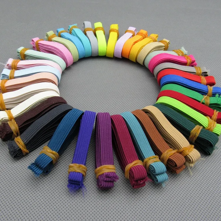 721 красочные круглые эластичные ленты 6 мм канатная Резиновая лента линия спандекс лента швейная кружевная отделка пояс Одежда