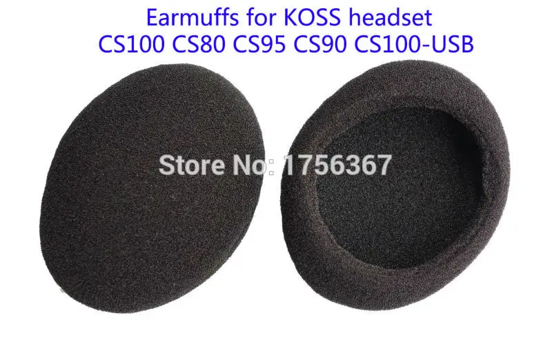 

Ear pads(earcups) replacement cover for KOSS CS100 CS80 CS95 CS90 CS100-USB headphones(headset earmuffes) High quality earcap
