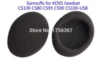 

Ear pads(earcups) replacement cover for KOSS CS100 CS80 CS95 CS90 CS100-USB headphones(headset earmuffes) High quality earcap
