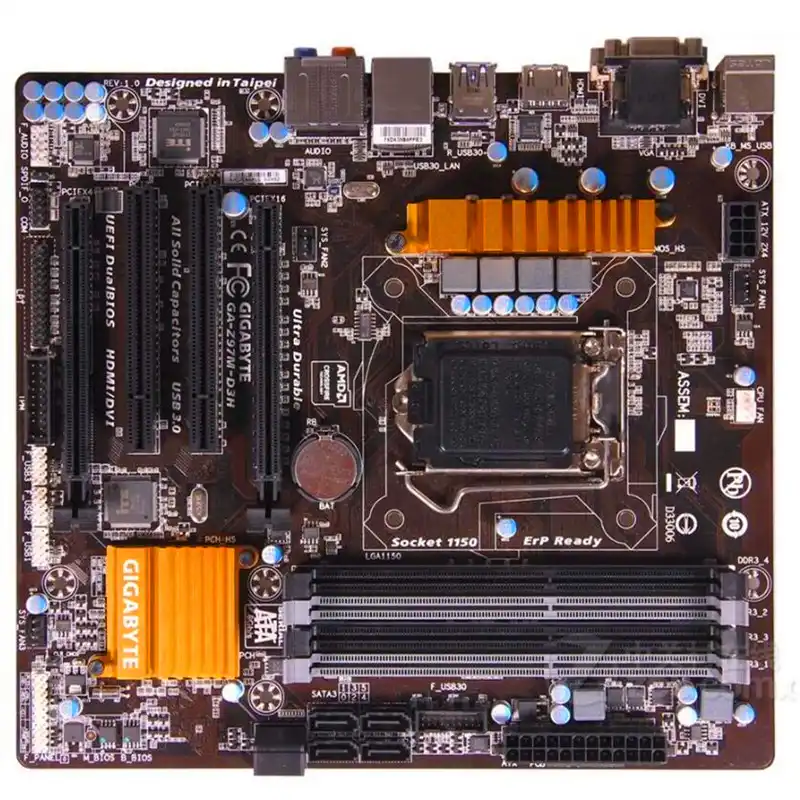 ギガバイト Ga Z97m D3h 中古オリジナルマザーボード Z97m D3h Z97 ソケット Lga 1150 Ddr3 Usb3 0 Sata3 0 マザーボード Aliexpress
