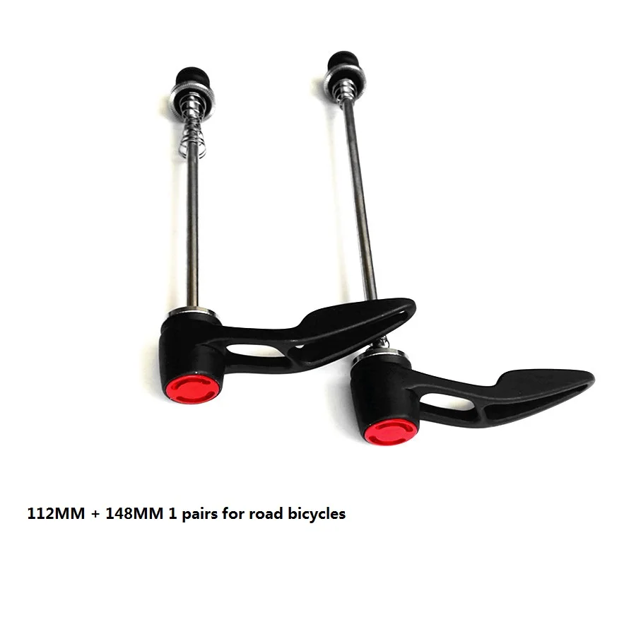 Excellent Titanium rod  Free Shipping 1 Double Mountain / Road Bicycle Wheel Rapid Release DT Wheel Set QR 109/112/115143/148 / 151MM 5
