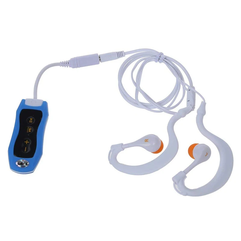 

New Waterproof IPX8 Clip MP3 Player FM Radio Stereo Sound 4G/8G Swimming Diving Surfing Cycling Hiking Sport Music Player