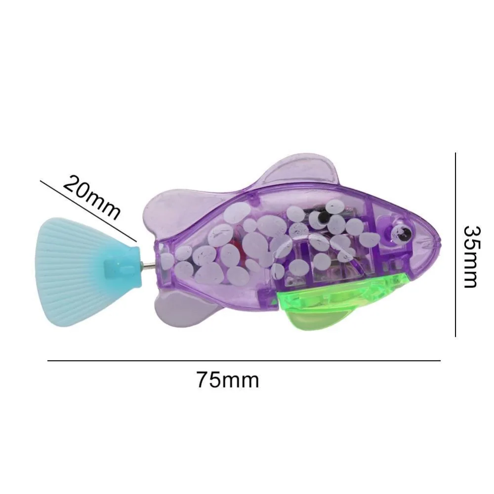 Забавные плавание электронная рыба игрушка активированный батарея питание роботы домашние животные для Рыбалка танк украшения рыбы