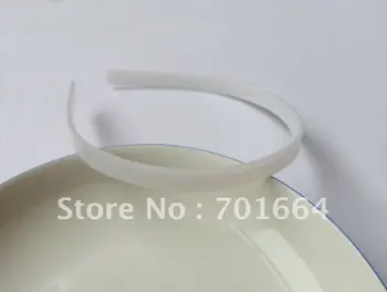

20PCS 10mm white Plain Plastic Hair Headbands with two rows teeth at eco-friendly material Handmade hair accessories