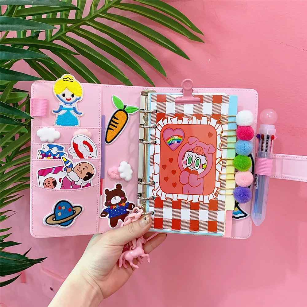 

Climemo notebook Loose-leaf manual book ulzzang, cute kawaii transparent diary notebook simplicity, stationery Wholesale