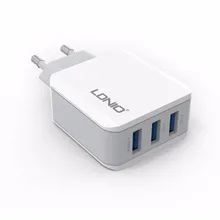 

LDNIO A3301 3 USB Plug 5V 3.1A Quick Charger EU Power Socket Smart Allot Required Current For iPhone iPad Samsung Travel Charger