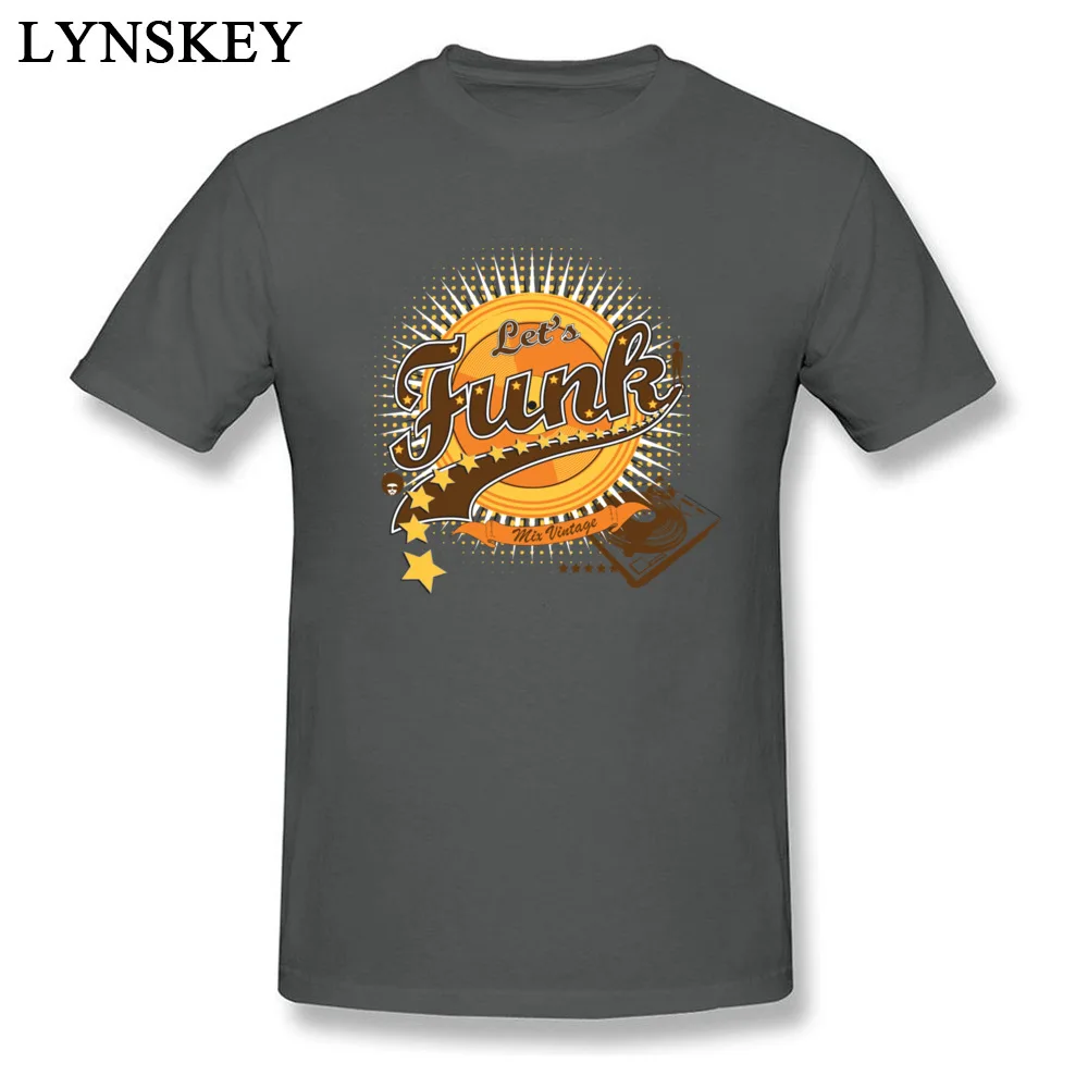 Personalized Tops Shirts New Arrival Round Collar Short Sleeve Let s Funk All Cotton Mens T Shirt Printed On Summer/Fall Tee Shirts Let s Funk carbon