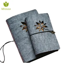 Фетровая оболочка, ткань, полый цветок, блокнот, вкладыш, внутреннее ядро, 80 листов, блокнот, дневник, план, Биндер, офисные принадлежности, кольцо, Биндер