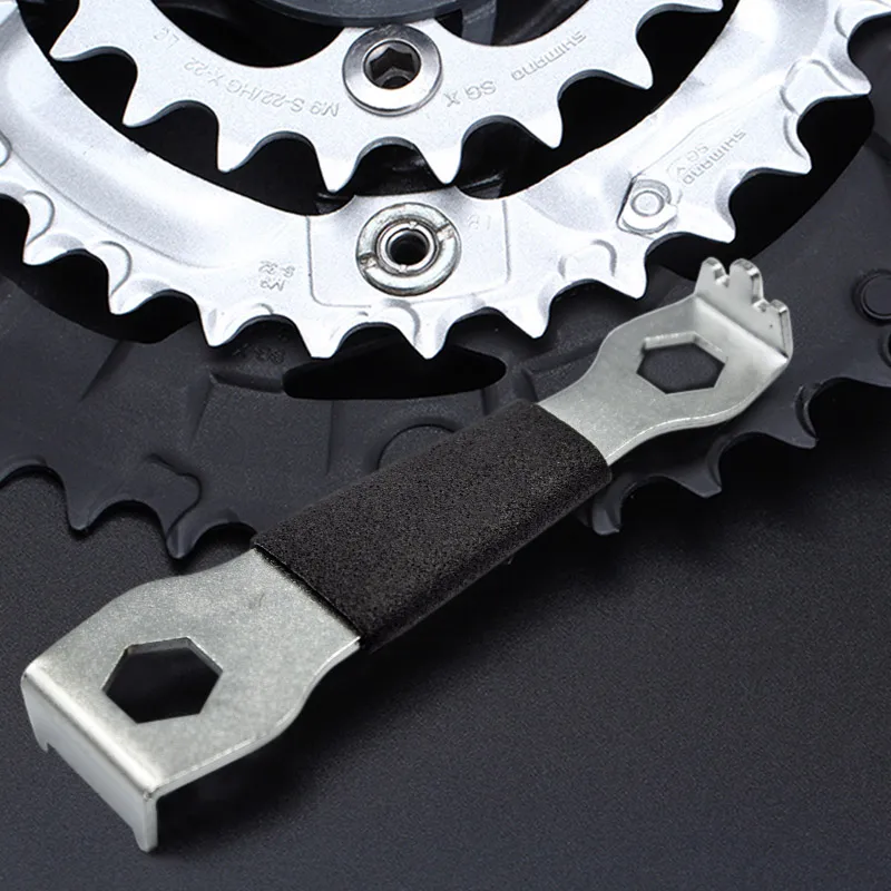 MTB Road Bike Bicycle Sprocket Nut Chain Wrench Crankcase Disassembly Spanner