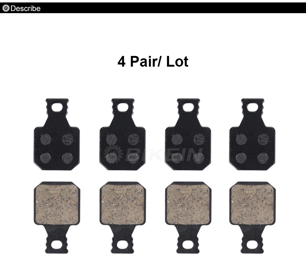 Bikein 4 пары Велосипедный Спорт смолы дисковые Тормозные колодки для Магура M5 M7 MT5 MT7 sh901 Велоспорт MTB горный велосипед гидравлический дисковые тормоза Запчасти