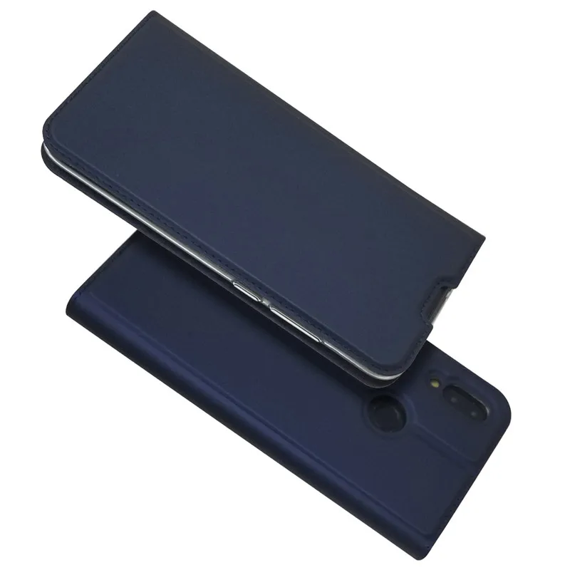 Роскошный тонкий кожаный чехол книжка для Xiaomi Redmi Note 7 стильный бумажник с