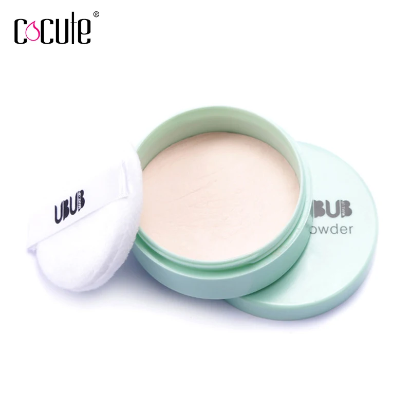 

Face Base Loose Powder Waterproof Matte Setting Powder With Puff Concealer Light Powder Mineral Makeup Palette to Face