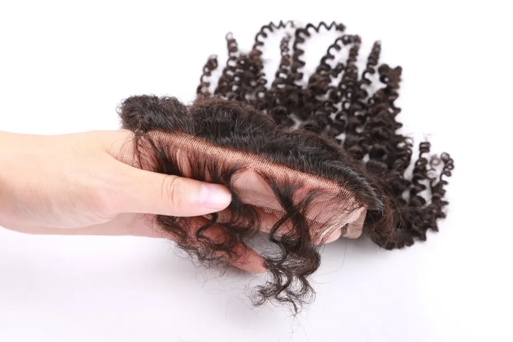 RosaBeauty 8A бразильские глубокая волна 3 пучка с закрытием фронтальная 8-3" 28 30 дюймов вьющиеся волосы Remy плетение с кружевом