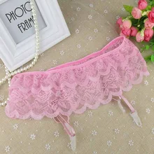 Новые женские сексуальные модные черные кружевные чулки с эластичным бортом с поясом без чулок черный белый розовый красный