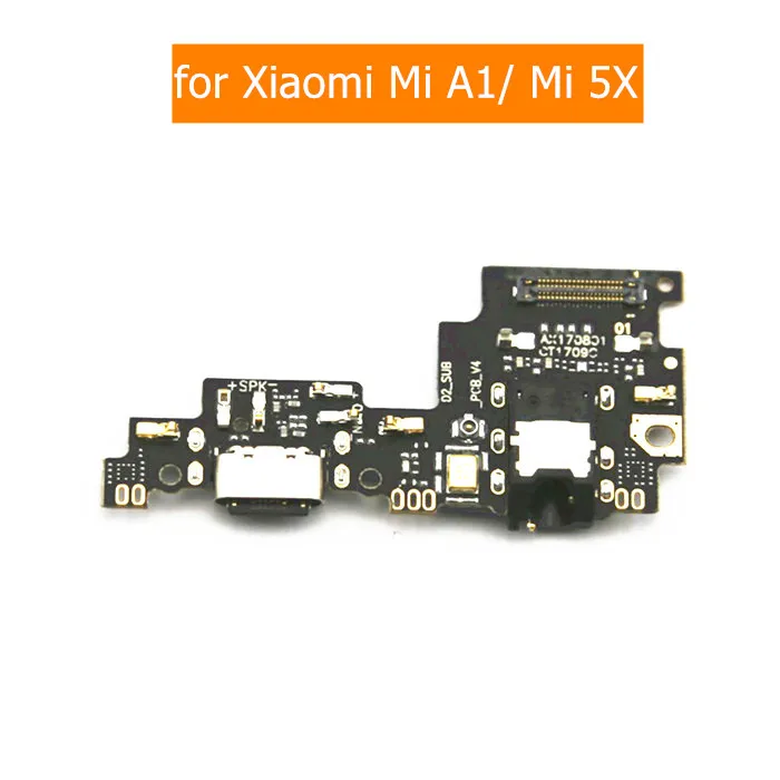 

for Xiaomi Mi A1 USB Charging Port PCB Board USB Dock Connector Ribbon Flex Cable Earpiece Audio Jack for Xiaomi MI 5X Component
