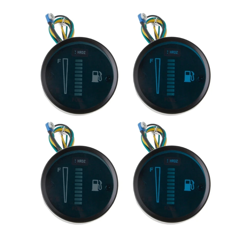 

2" 52mm Universal Car Motorcycle Fuel Level Meter Gauge 8 LED Light Display 12V