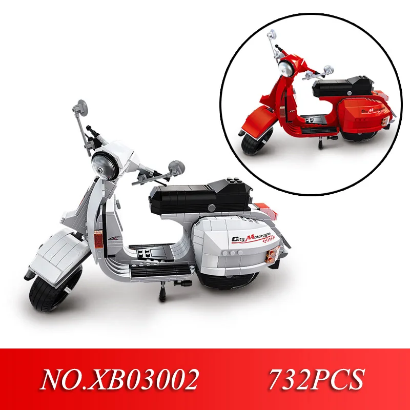 XINGBAO 03002 блоки 732 шт. оригинальная технологическая Классическая серия Vespa P200