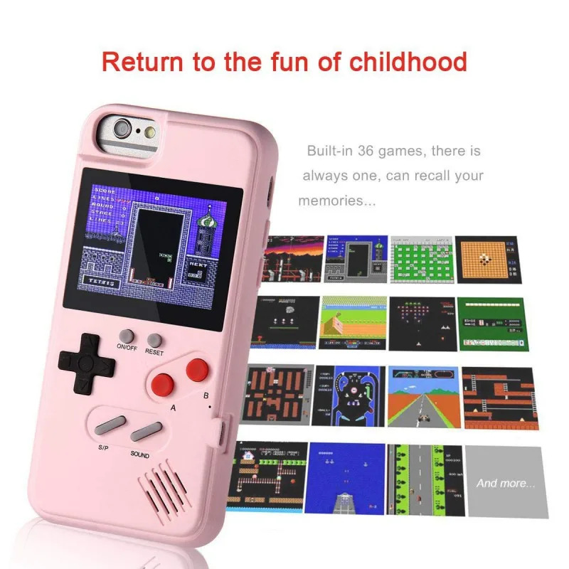 

Classic Game Phone Case 36 Retro Video Games Color Display Phone Cover For IPhone