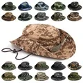 

German Military Boonie Hats Tactical Airsoft Sniper Camouflage Hat Bionic Digital Kryptek Camo Army Hunting Cap