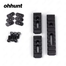 Ohhunt тактический АР 15 винтовка Handguard 20 мм Вивер Пикатинни крепления комплекты комплект из 3 предметов 5 слотов 10 слотов Принадлежности для охоты