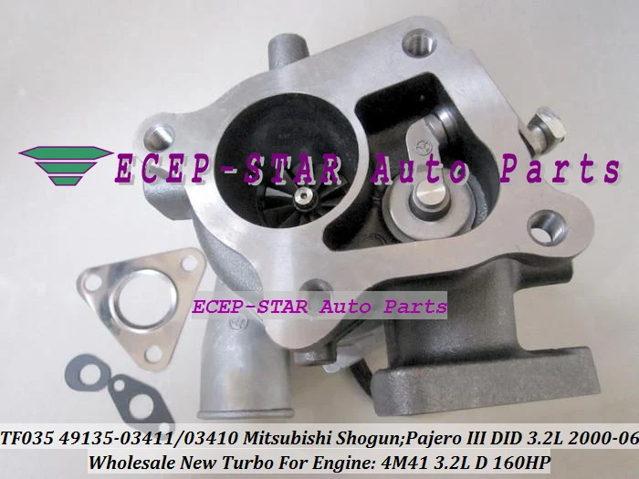 -TF035 49135-03411 49135-03410 ME203949 ME191474 Turbo Turbocharger For Mitsubishi Shogun Pajero III 2000- 4M41 3.2L D 160HP