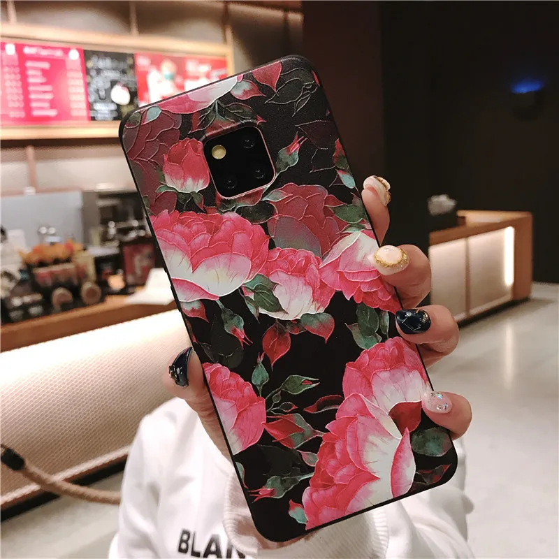 

3D Emboss TPU For Huawei Honor 8X 7A 6A 10 Play 9 View 20 P30 P20 P9 P10 Pro Lite Mini P Smart Plus Y6 Y9 2019 2017 2018 Case