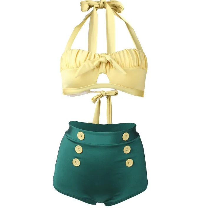 2016 high waist swimsuit plus size women bikinis g string female