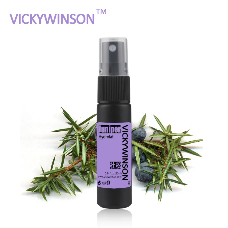 

VICKYWINSON Juniper hydrolat 10ml Essential Oils Hydrolat Skin Removing Double Chin WC4