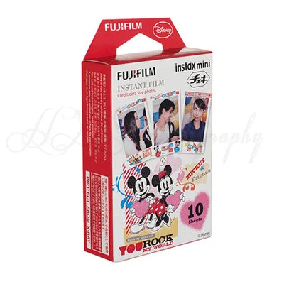 Оригинальная фотобумага Fujifilm Fuji Instax Mini 9 с Микки Маусом 10 листов для