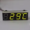 Hot Car Ornaments Durable Digital LCD Display Car Electronic Clock 2016 New 3 in1 Car Automotive Thermometer Clock Calendar ► Photo 1/6