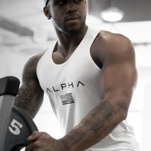 Мужские летние тренажерные залы Фитнес Бодибилдинг капюшон майка Модная Мужская одежда облегающая дышащая майка без рукавов